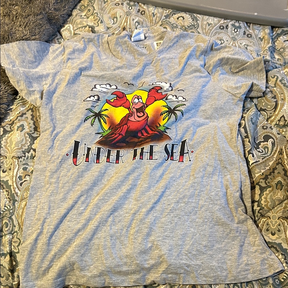 Disney Gray 'Under the Sea' Short Sleeve Tee